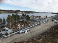 HENDA PROSJEKTET ,AVERØY 300 m Transportør til ship-loader.